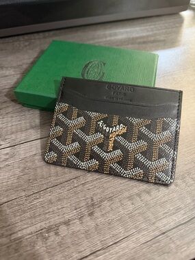 Goyard Black/Brown Card Holder